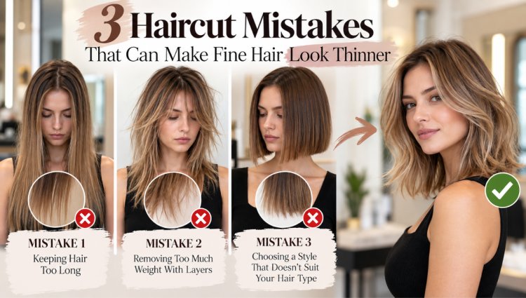 3 Haircut Mistakes That Can Make Fine Hair Look Thinner