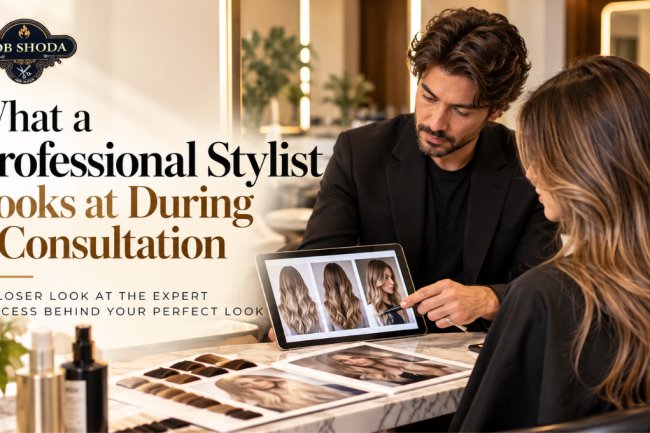 What a Professional Stylist Looks at During a Consultation