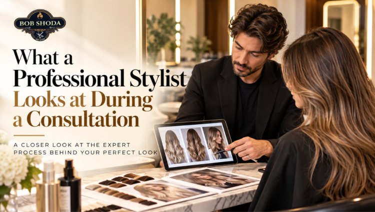 What a Professional Stylist Looks at During a Consultation