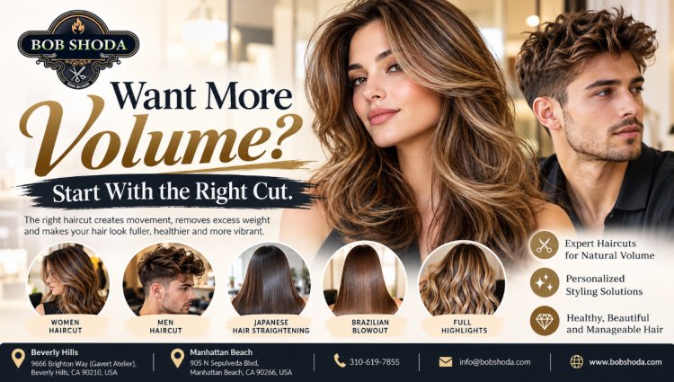Want More Volume? Start With the Right Cut | Bob Shoda Hair